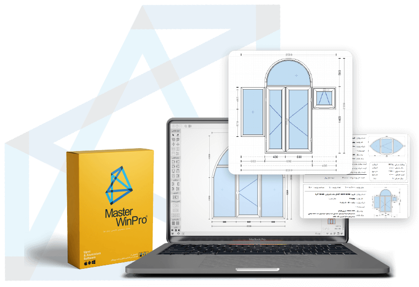 Masterwin software Door and window design فناوری داده پویشگر